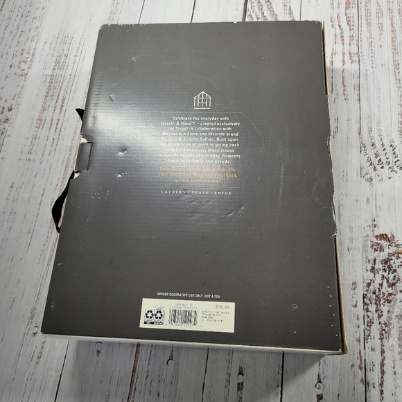 HEARTH & HAND WITH MAGNOLIA CHRISTMAS TREE TOPPER STAR SILVER METAL - Picture 15 of 16